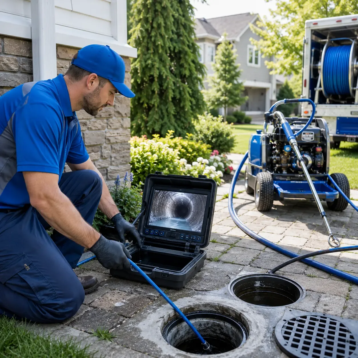 Outdoor drain cleaning professionals serving Equality, IL